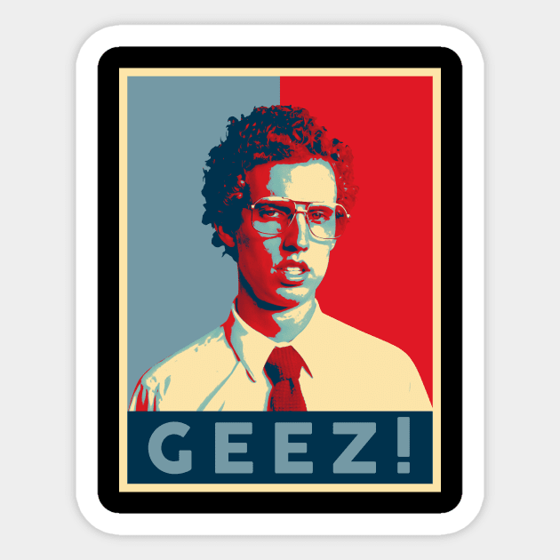 Vote for Napoleon Dynamite Sticker by MontaStores